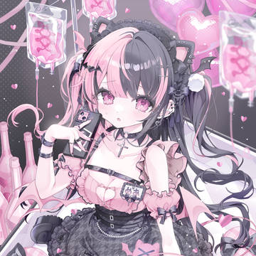黒亞めあ様生誕祭イラスト