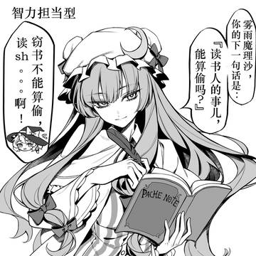 那些帕秋莉的常见二创形象