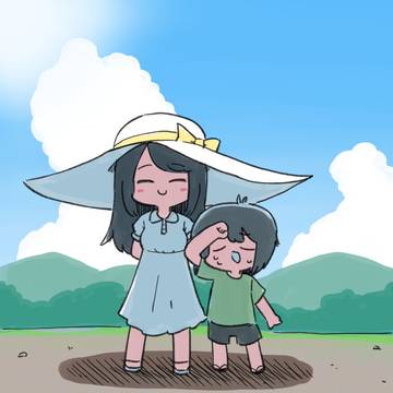 お姉ちゃんから離れちゃだめだよ