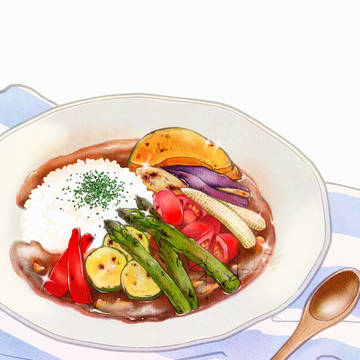 夏野菜カレー summer vegetable curry