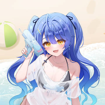 一緒に塗れようねぇ🩵