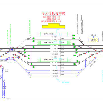ハイランダー鉄道学園-駅構内配線図