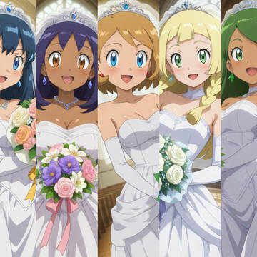 Pokégirls [Wedding Dress]