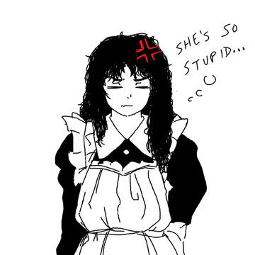 grumpy meido