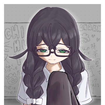 座ってる千冬