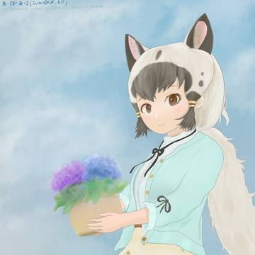 隊長、きれいなお花さんが咲いたよ