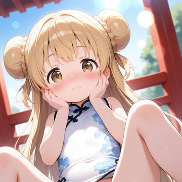 今日のお題：お団子ヘアー