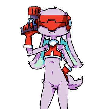 Alien bunny mob