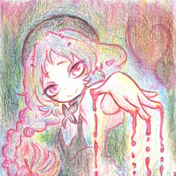 バルーンパーティー色鉛筆