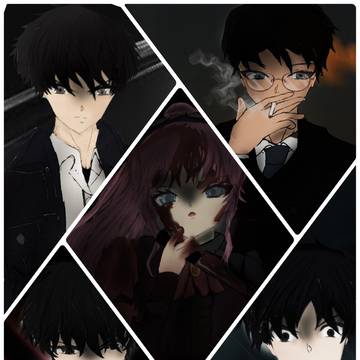 創作キャラクター集合絵