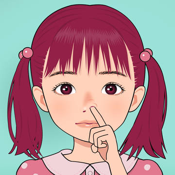 鼻ほじ少女