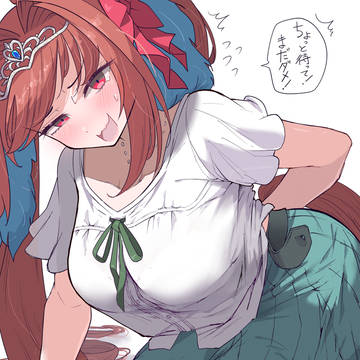 スズカ私服を着るダスカ