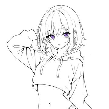 「気ままに落書き」このポーズ、アリかな…?(OC)#1