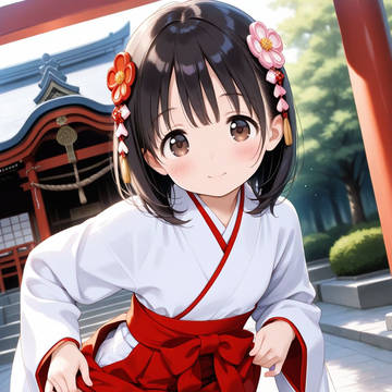 巫女さんと神社2