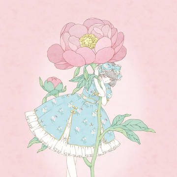 芍薬のドレス
