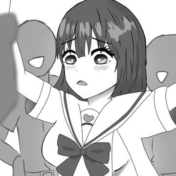 スケベな制服を強要されている女の子