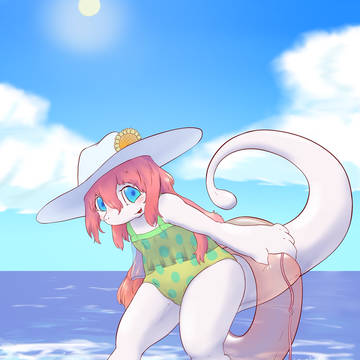 ユーリちゃんと海