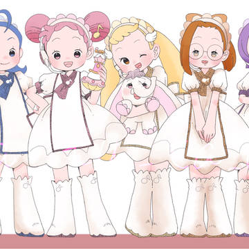 パティシエ服のみんな描いてみた