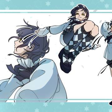 摸鱼画风