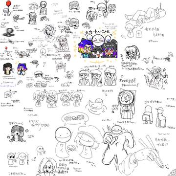 トンさんの所で絵チャしてきました〜🥳