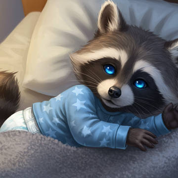 Bedtime with babyfurs
