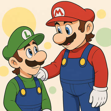 自分が描いた作品をもとにAIに仕上げてもらいました。