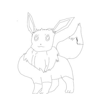 習作 イーブイ 模写
