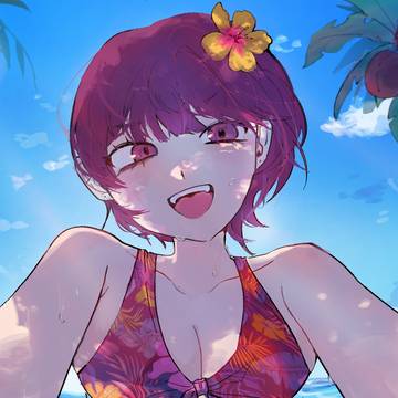 창작 여름 일러스트🌊🌴