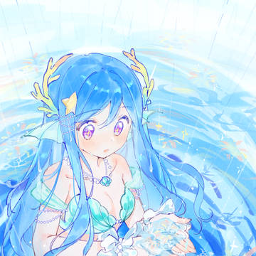 花火のような雨