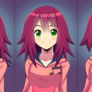 Sonia with slightly longer hair