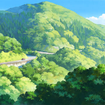 屋久島_山並み