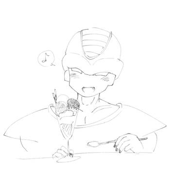 おやつはチョコレートパフェで決まりなのさ！