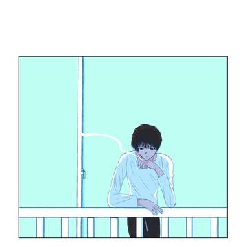 【再録】7月7日、快晴、ベランダにて。