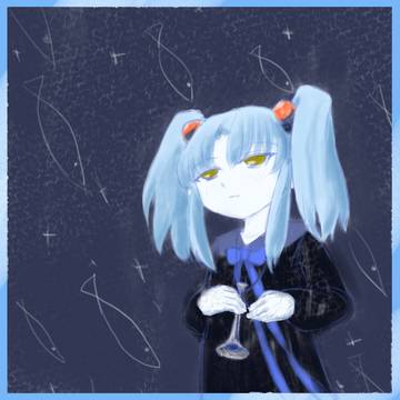 ホシノルリ誕生日イラスト