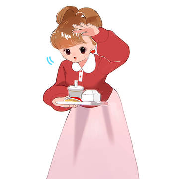 フードコートにて