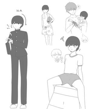 霊モブ落書き(画質直し後)