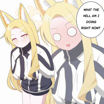 Seia visiting Sensei.