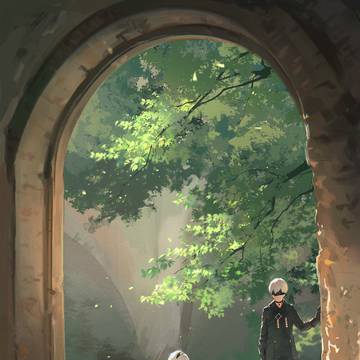 Silence amidst the ruins