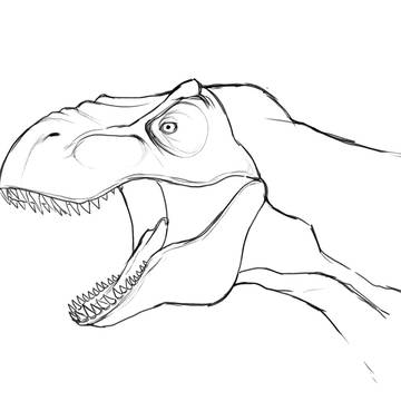 T-rex Sketch