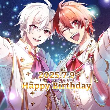 七瀬陸 九条天 誕生日イラスト2025