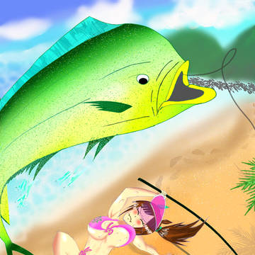 無人島で特訓なの