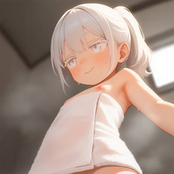 あそこの毛も白いんだね