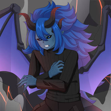 Dyrin the Black Dragon