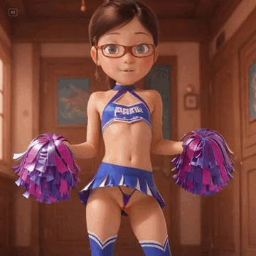 Margo sexy cheerleader dance