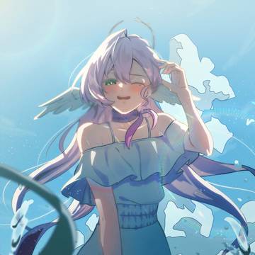 「兄さま！　冷たくて気持ち良いわね」