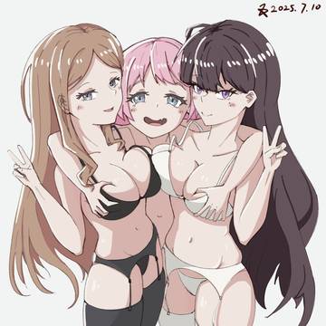 左拥右抱