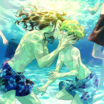水中キス
