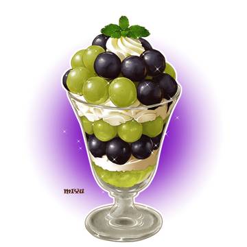 ぶどうパフェ