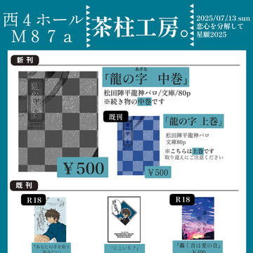 【お品書き&サンプル】2025/07/13星に願いを2025