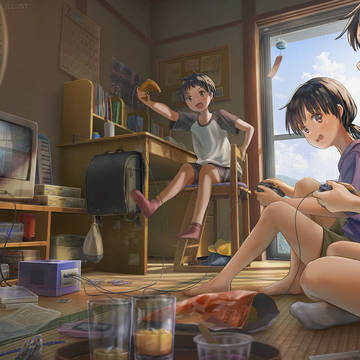 友だちの家でゲームするのが楽しかった